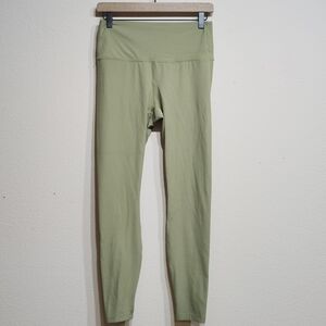 All in Motion Ribbed Women's Green Leggings Size Medium